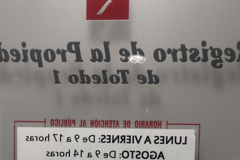 Registro de la Propiedad de Toledo Nº 01 | Beatriz Ballesteros Panizo